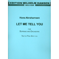 Let me tell You : - Hans Abrahamsen