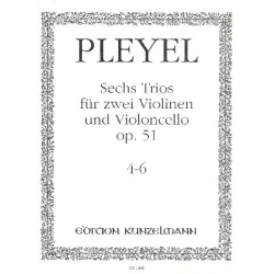 6 Trios op.51 Band 2 (Nr.4-6) : - Ignaz Joseph Pleyel