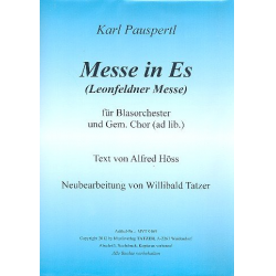 Leonfeldner Messe in Es : - Karl Pauspertl
