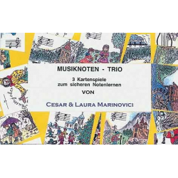 Musiknoten-Trio : - Cesar Marinovici