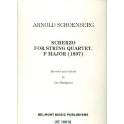 SCHERZO F-MAJOR : FOR STRING QUARTET - Arnold Schönberg