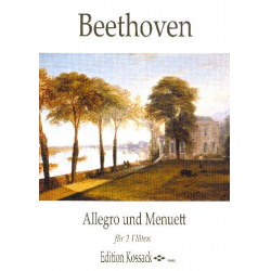 Allegro und Menuett : für - Ludwig van Beethoven