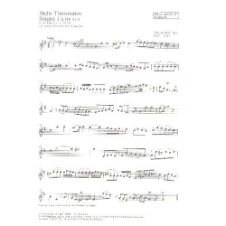 6 Triosonaten : für 2 Flöten oder - Johann Adolf Hasse