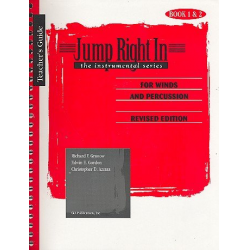 Jump right in vol.1 and 2 : for winds and - Richard F. Grunow