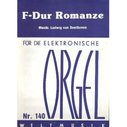 Romanze F-Dur op.50 : für E-Orgel - Ludwig van Beethoven