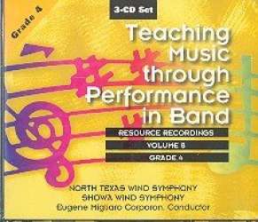 CD "3 CD Set: Teaching Music Through Performance in Band, Vol. 08" - Grade 4 - North Texas Wind Symphony / Arr. Eugene Migliaro Corporon