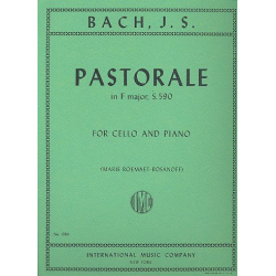 Pastorale F major : for - Johann Sebastian Bach