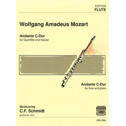 Andante C-Dur : für Flöte und Klavier - Wolfgang Amadeus Mozart