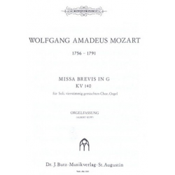 Missa brevis G-Dur KV140 : - Wolfgang Amadeus Mozart