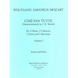 Cosi fan tutte Band 1 (Harmoniemusik) - Wolfgang Amadeus Mozart / Arr. J. N. Wendt