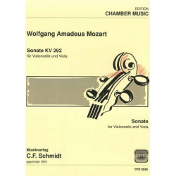 Sonate KV292 : - Wolfgang Amadeus Mozart