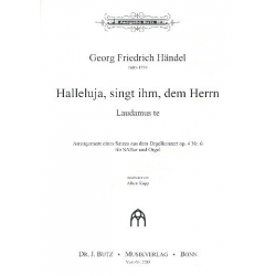 Halleluja nach op.4,6 HWV294 : - Georg Friedrich Händel (George Frederic Handel)