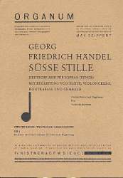 Süße Stille : für Sopran (Tenor), Flöte, - Georg Friedrich Händel (George Frederic Handel)