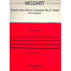 Theme from Piano Concerto No.21 KV467 : - Wolfgang Amadeus Mozart