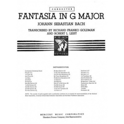 Fantasia in G Major BWV 572 -Johann Sebastian Bach / Arr.Richard Franko Goldman & Robert L. Leist