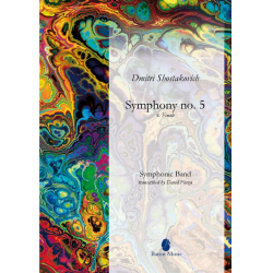 Symphony nr. 5 - Dmitri Shostakovitch / Schostakowitsch / Arr. David Fiuza