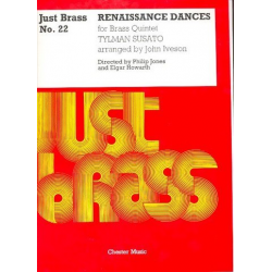 Renaissance Dances - Brass Quintet - Just Brass 22 -Tielman Susato / Arr.John Iveson