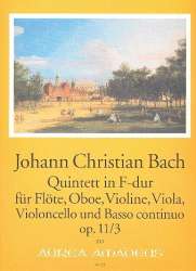 Quintett F-Dur - für Violine, - Johann Christian Bach