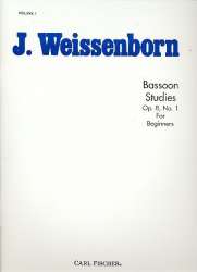 Bassoon Sudies for beginners op.8,1 - Julius Weissenborn