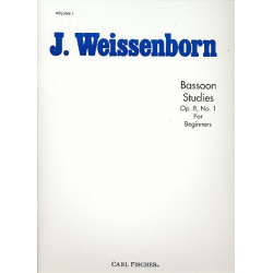 Bassoon Sudies for beginners op.8,1 - Julius Weissenborn