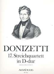 Quartett D-Dur Nr.17 - für Streichquartett -Gaetano Donizetti