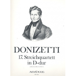 Quartett D-Dur Nr.17 - für Streichquartett - Gaetano Donizetti