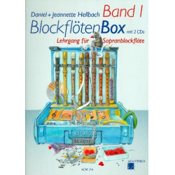 Blockflötenbox Band 1 (+2 CD's) - für Sopranblockflöte -Daniel Hellbach