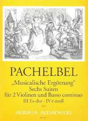 6 Suiten Band 2 (Nr.3-4) - - Johann Pachelbel