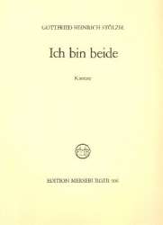 Ich bin beide : Kantate für Alt, - Gottfried Heinrich Stölzel