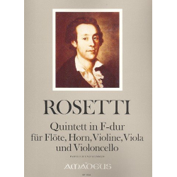 Quintett F-Dur  RWV B6 - für Flöte, Horn - Francesco Antonio Rosetti (Rößler)