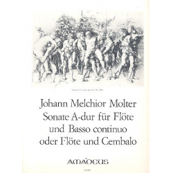 Sonate A-Dur - für Flöte und Bc - Johann Melchior Molter