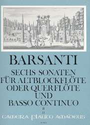 6 Sonaten op.1 Band 2 (Nr.4-6) - - Francesco Barsanti