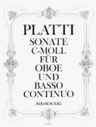 Sonate c-Moll - für Oboe und Bc - Giovanni Benedetto Platti