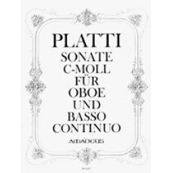 Sonate c-Moll - für Oboe und Bc - Giovanni Benedetto Platti