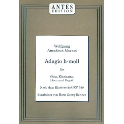 Adagio h-Moll nach dem Klavierstück - Wolfgang Amadeus Mozart