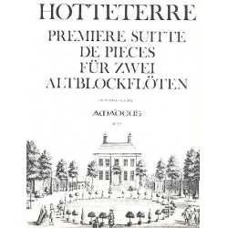 Première suitte de pièces op.4 - - Jacques-Martin Hotteterre ("Le Romain")