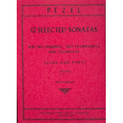 PEZEL JCH - 12 SELECTED SONATAS VOL1 NOS1- - Johann Christoph Pezel