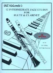 12 intermediate Jazz Etudes (+CD) : - Bill Holcombe