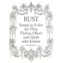 Sonate in A-Dur - für Floete - Friedrich Wilhelm Rust