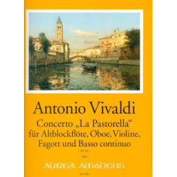 Konzert La Pastorella RV95 - für Altblockflöte, - Antonio Vivaldi