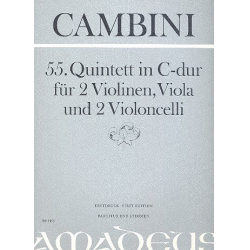 Quintett C-Dur Nr.55 - für 2 Violinen, - Giuseppe Maria Gioaccino Cambini