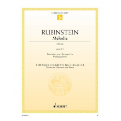 Melodie opus 3/1 - Anton Rubinstein / Arr. Wolfgang Birtel