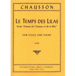 Le temps de lilas - - Ernest Chausson