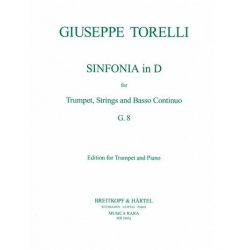 Sinfonia in D G8 for trumpet, - Giuseppe Torelli