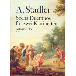 6 Duettinos - für 2 Klarinetten - Anton Stadler