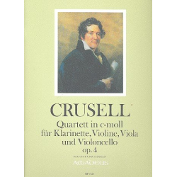 Quartett c-Moll op.4 - für Klarinette, - Bernhard Henrik Crusell