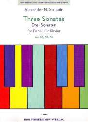 3 Sonatas - - Alexander Skrjabin / Scriabin