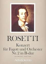 Konzert B-Dur Nr.2 für Fagott und Orchester - - Francesco Antonio Rosetti (Rößler)