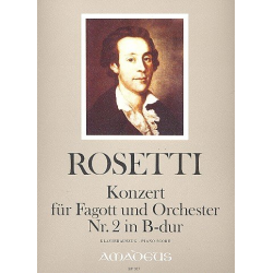 Konzert B-Dur Nr.2 für Fagott und Orchester - - Francesco Antonio Rosetti (Rößler)