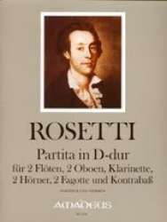 Partita D-Dur RWV B5 - für 2 Flöten, - Francesco Antonio Rosetti (Rößler)